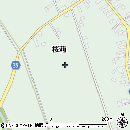 青森県弘前市青女子桜苅周辺の地図