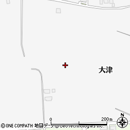 青森県三沢市三沢（大津）周辺の地図