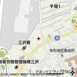 セブンイレブン三沢平畑１丁目店周辺の地図