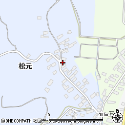青森県南津軽郡藤崎町亀岡松元120周辺の地図