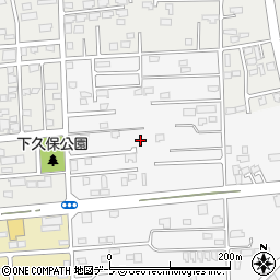 青森県三沢市三沢下久保周辺の地図