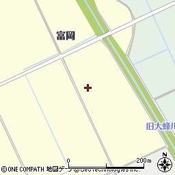 青森県弘前市楢木富岡周辺の地図