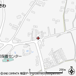 青森県三沢市三沢園沢周辺の地図