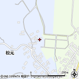 青森県南津軽郡藤崎町亀岡松元143-4周辺の地図