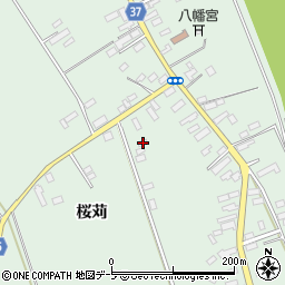 青森県弘前市青女子桜苅552-5周辺の地図