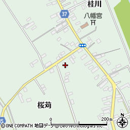 青森県弘前市青女子桜苅552-7周辺の地図