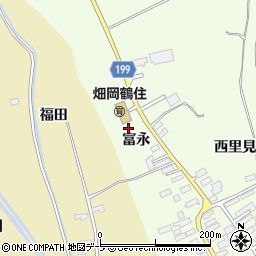 青森県板柳町（北津軽郡）横沢（富永）周辺の地図