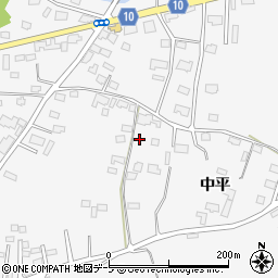 青森県三沢市三沢（中平）周辺の地図
