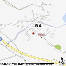 青森県三沢市三沢猫又56周辺の地図