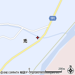 青森県鰺ヶ沢町（西津軽郡）一ツ森町（禿）周辺の地図
