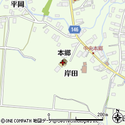 本郷保育園周辺の地図
