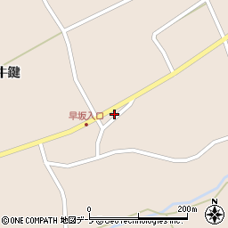 青森県十和田市大沢田長根周辺の地図