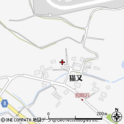 青森県三沢市三沢猫又37周辺の地図