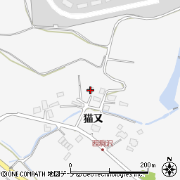 青森県三沢市三沢猫又42周辺の地図