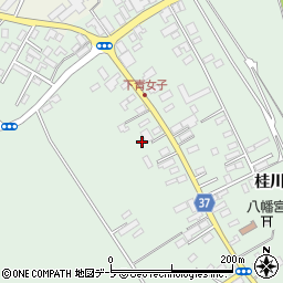 青森県弘前市青女子桜苅318周辺の地図