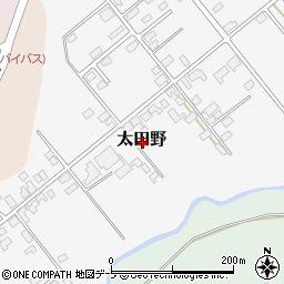 青森県上北郡七戸町太田野周辺の地図