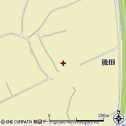 青森県弘前市鬼沢後田周辺の地図