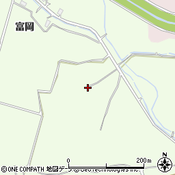 青森県青森市浪岡大字下十川富岡130周辺の地図