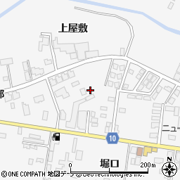 青森県三沢市三沢堀口周辺の地図
