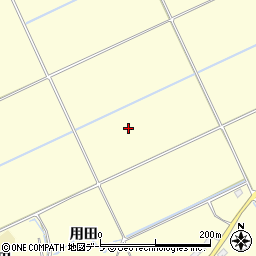 青森県弘前市楢木（用田）周辺の地図
