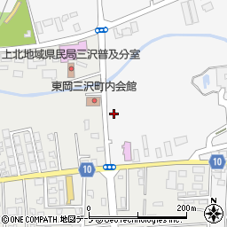 ニッポンレンタカー三沢空港前営業所周辺の地図