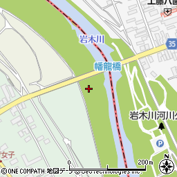幡龍橋周辺の地図