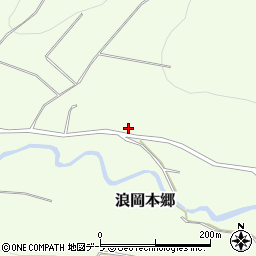 青森県青森市浪岡大字本郷周辺の地図