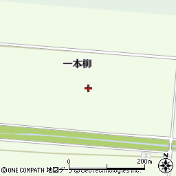 青森県青森市浪岡大字本郷（一本柳）周辺の地図