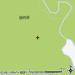 田代平周辺の地図