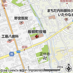 板柳町役場周辺の地図