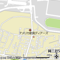 青森県三沢市岡三沢6丁目109-8周辺の地図