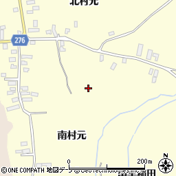 青森県北津軽郡板柳町長野南村元周辺の地図