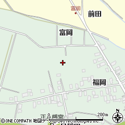 青森県南津軽郡藤崎町富柳周辺の地図
