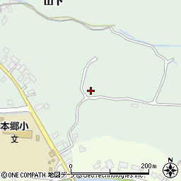 青森県青森市浪岡大字吉内山下93周辺の地図