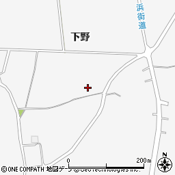 青森県三沢市三沢（下野）周辺の地図