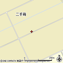 青森県弘前市鬼沢二千苅周辺の地図