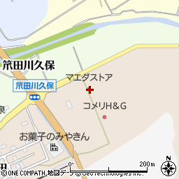 青森県上北郡七戸町笊田81周辺の地図