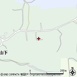 青森県青森市浪岡大字吉内山下122周辺の地図