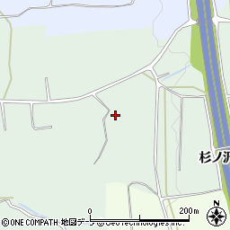 青森県青森市浪岡大字吉内山下185周辺の地図