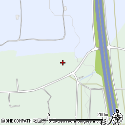 青森県青森市浪岡大字吉内山下176周辺の地図