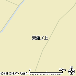青森県東北町（上北郡）大浦（東道ノ上）周辺の地図