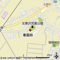 女鹿沢児童館周辺の地図