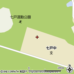 青森県上北郡七戸町鶴児平191周辺の地図