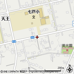 七戸小学校周辺の地図