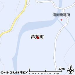 青森県西津軽郡鰺ヶ沢町芦萢町周辺の地図