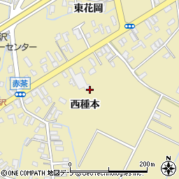 青森県青森市浪岡大字女鹿沢（西種本）周辺の地図