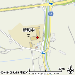 弘前市立新和中学校周辺の地図