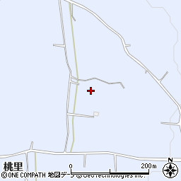 青森県青森市浪岡大字北中野熊堂周辺の地図