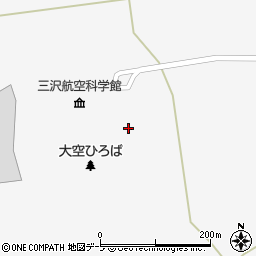 青森県三沢市三沢北山周辺の地図