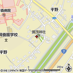 松枝公民館周辺の地図